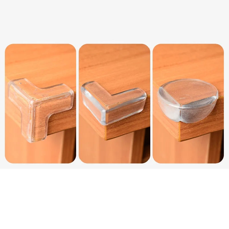 4 pièces/10 pièces Protecteur de sécurité en silicone pour enfants Bébé Couverture de protection des angles de table Bébé Protège-bords anti-collision
