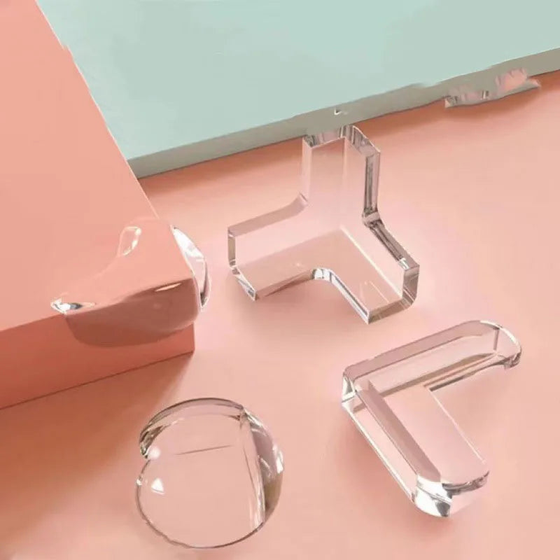 4 pièces/10 pièces Protecteur de sécurité en silicone pour enfants Bébé Couverture de protection des angles de table Bébé Protège-bords anti-collision